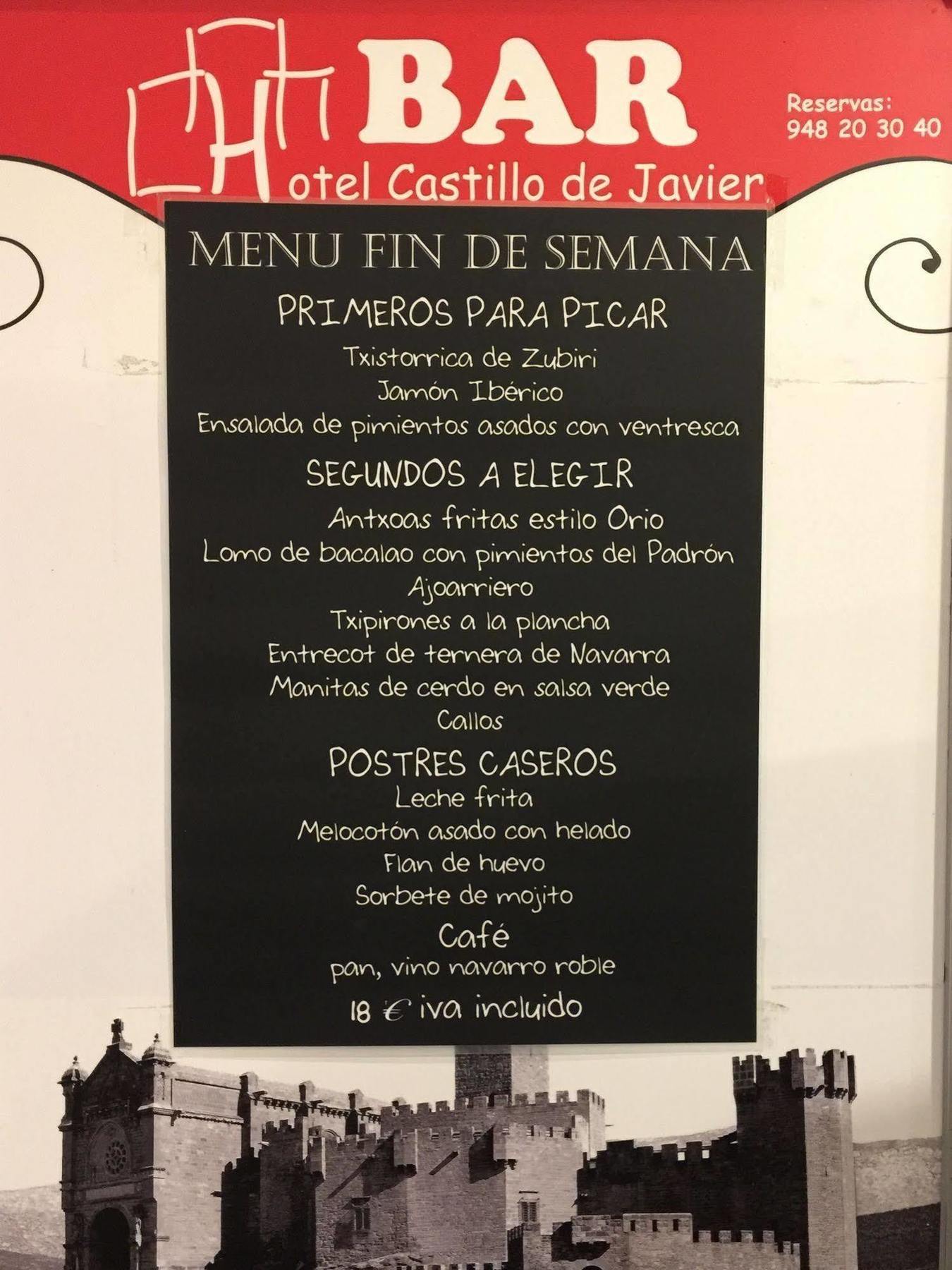 פמפלונה Hotel Castillo De Javier מראה חיצוני תמונה